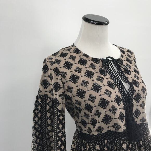 Kobi Halperin Cassandra Eyelet Peasant Blouse - Picture 4 of 8